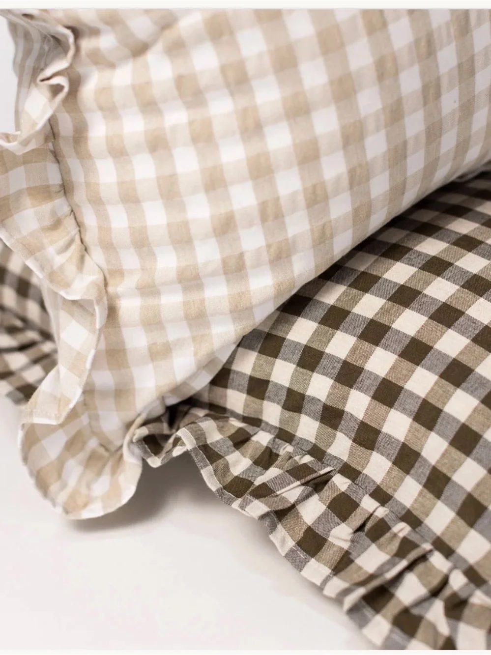 NWT Jilly Box Accents De Ville: Gingham Cushion Cover